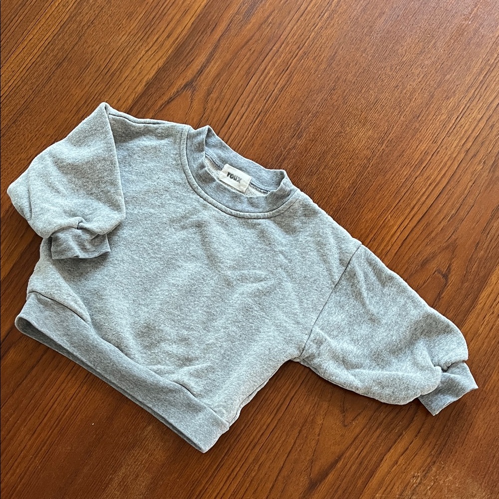 Kids' Gray Crewneck Sweatshirt by